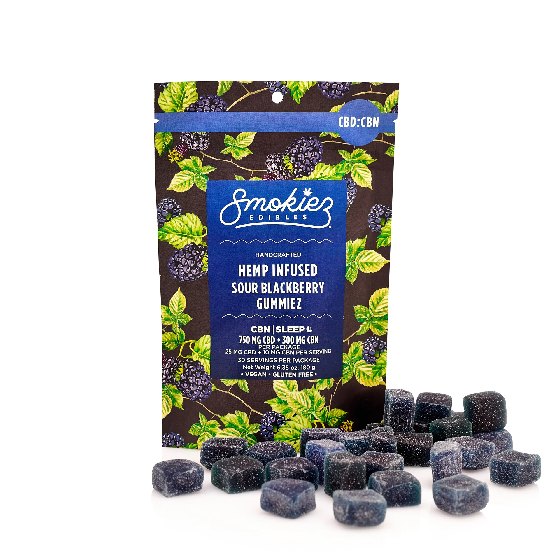 Sour Blackberry CBD:CBN 2.5:1 Gummiez