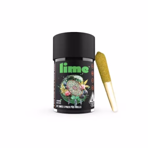 Live Resin & Hash Infused Lil' Limes (.6g x 5 Mini Pre Rolls) | Blue Dream